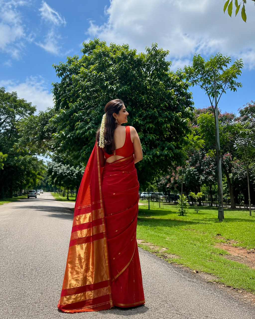 Diamond Butti Red