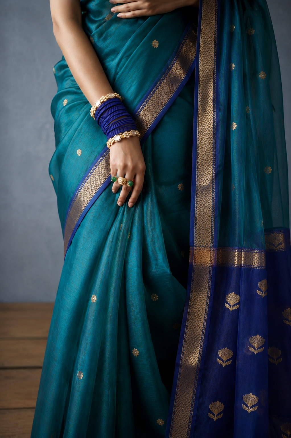 Saanjh x Peacock Green